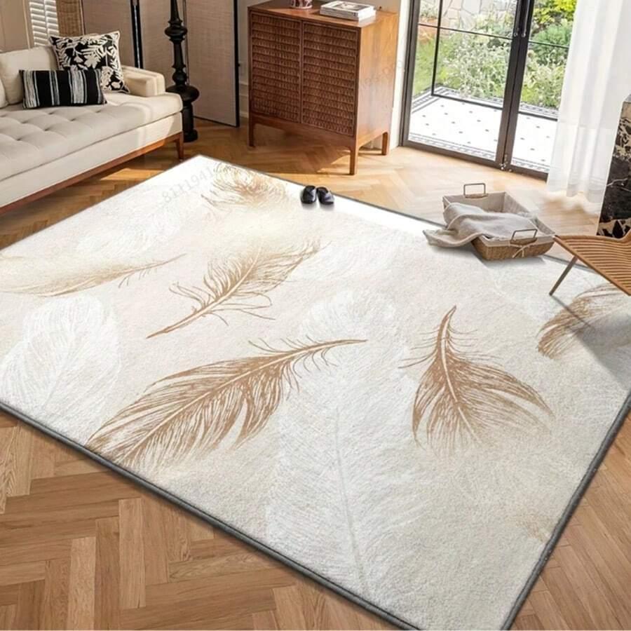 SHEIN BEŻOWY DYWAN WZÓR S07__120X160
