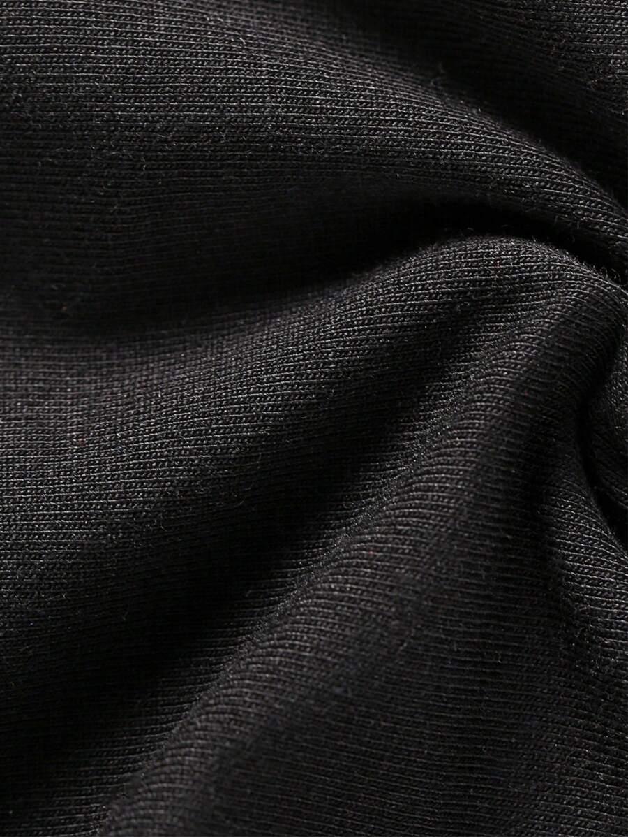 SHEIN CZARNA KOSZULKA BEZ RĘKAWÓW 5-PACK S06__M