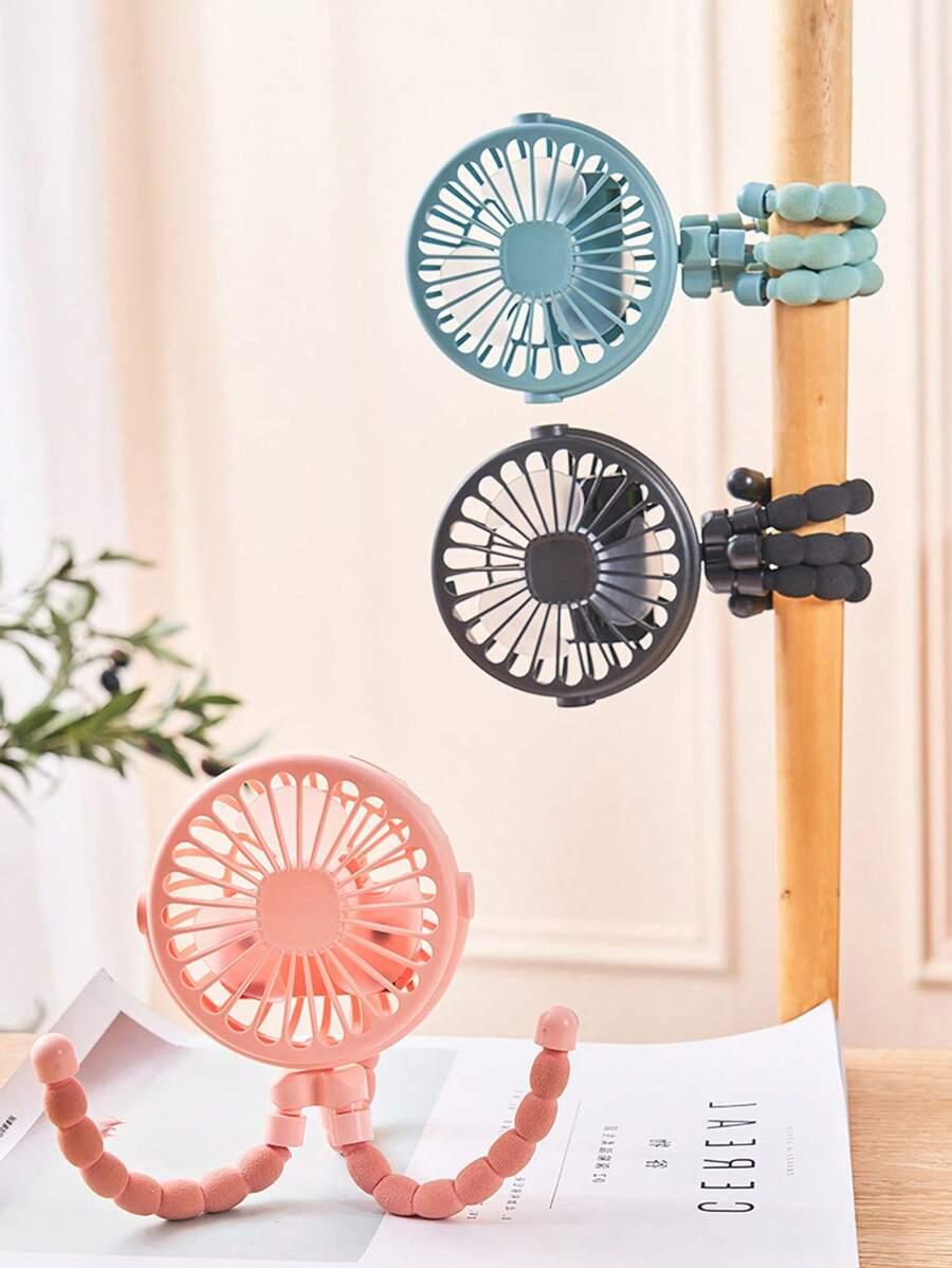 SHEIN RÓŻOWY MINI WENTYLATOR S07