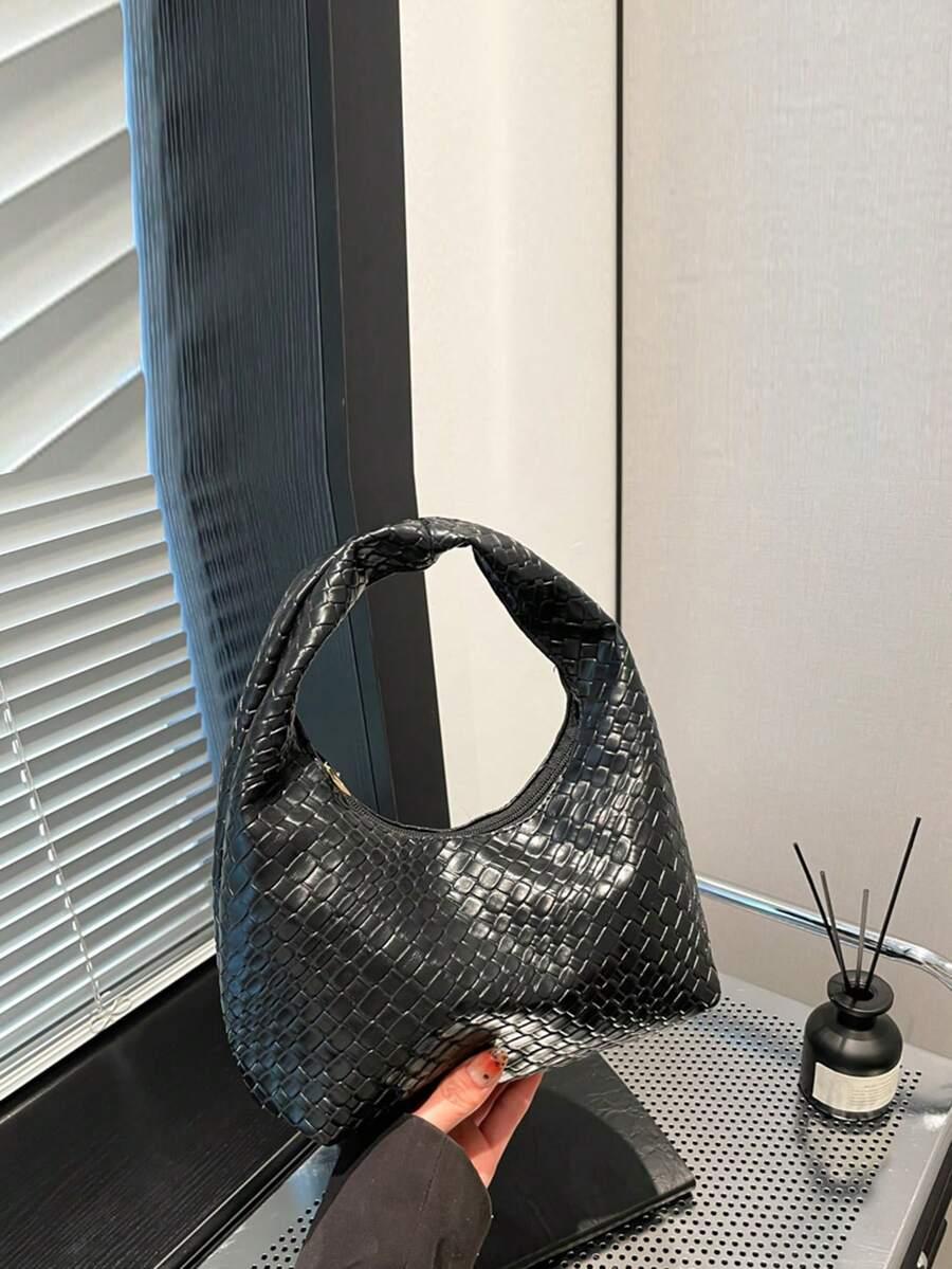 SHEIN CZARNA TOREBKA NA RAMIĘ S07__23,5X16,5