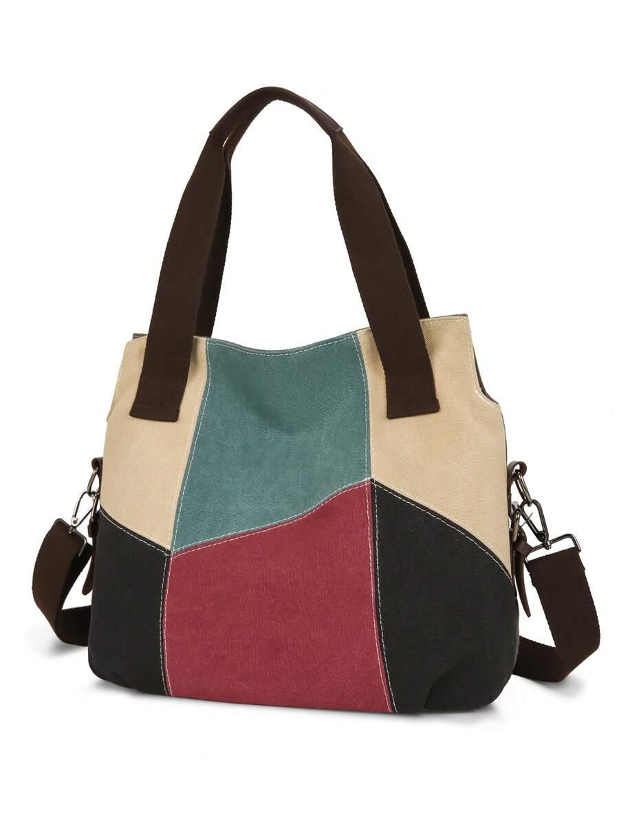 SHEIN TOREBKA SHOPPER ZAMEK S07__33X14X30