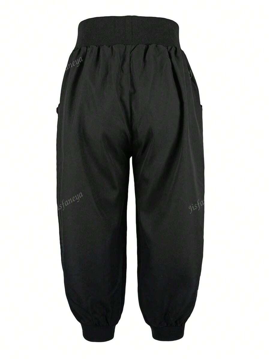 SHEIN CZARNE SPODNIE GUZIKI S06__L