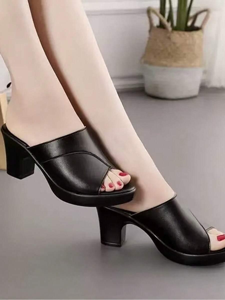 SHEIN CZARNE KLAPKI OBCAS S06__38