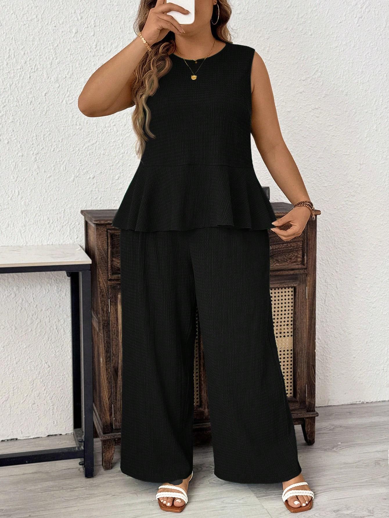 SHEIN CZARNY TOP TEKSTURA S06__46