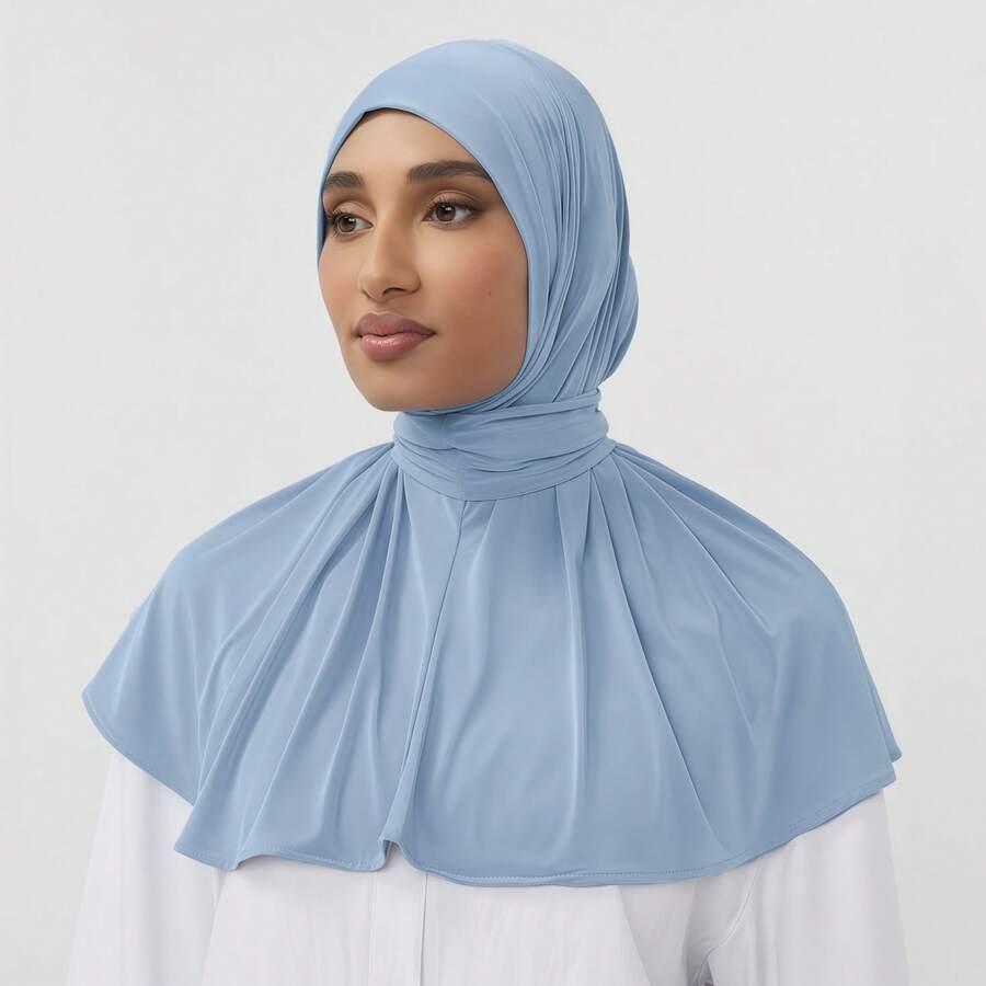SHEIN NIEBIESKA CHUSTA NA GŁOWĘ S07