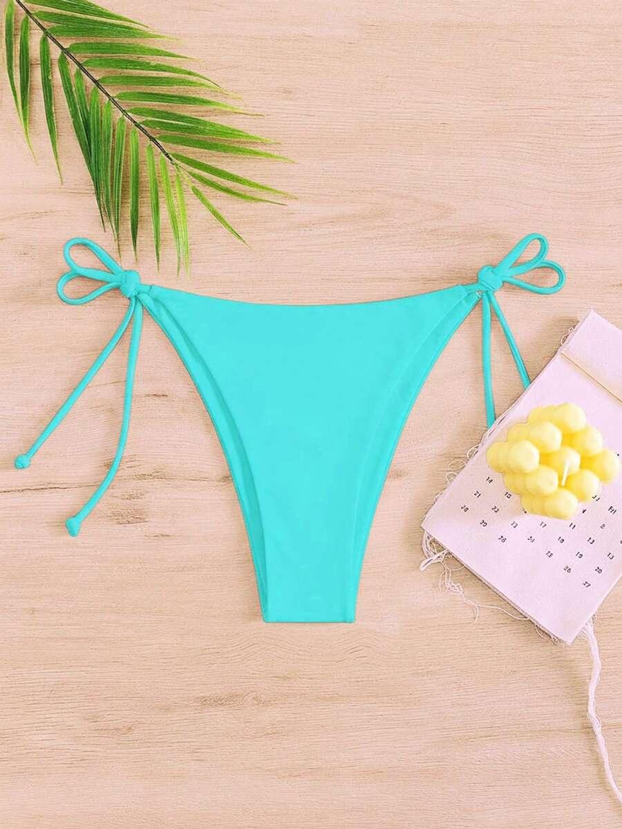 SHEIN NIEBESKI DÓŁ OD BIKINI S09__S