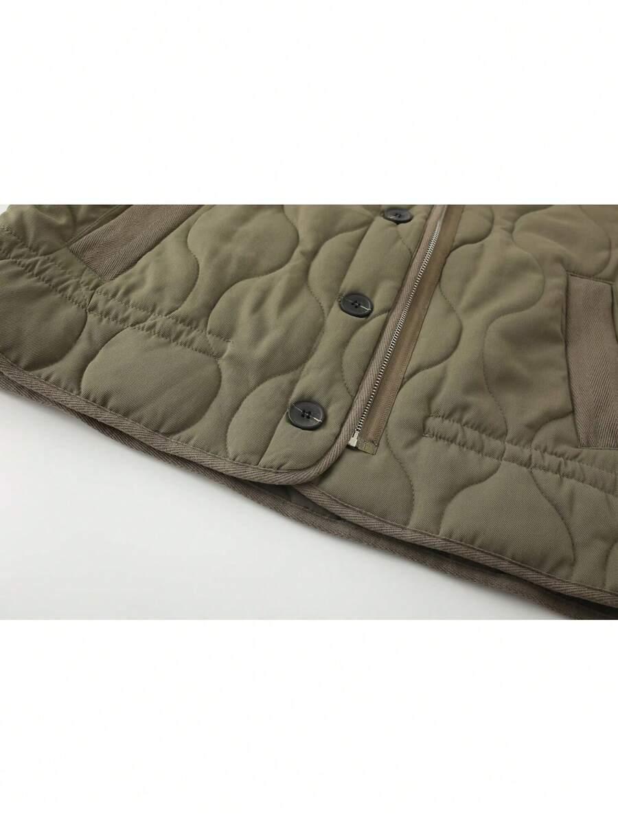 SHEIN ZIELONA PIKOWANA KURTKA W01__S