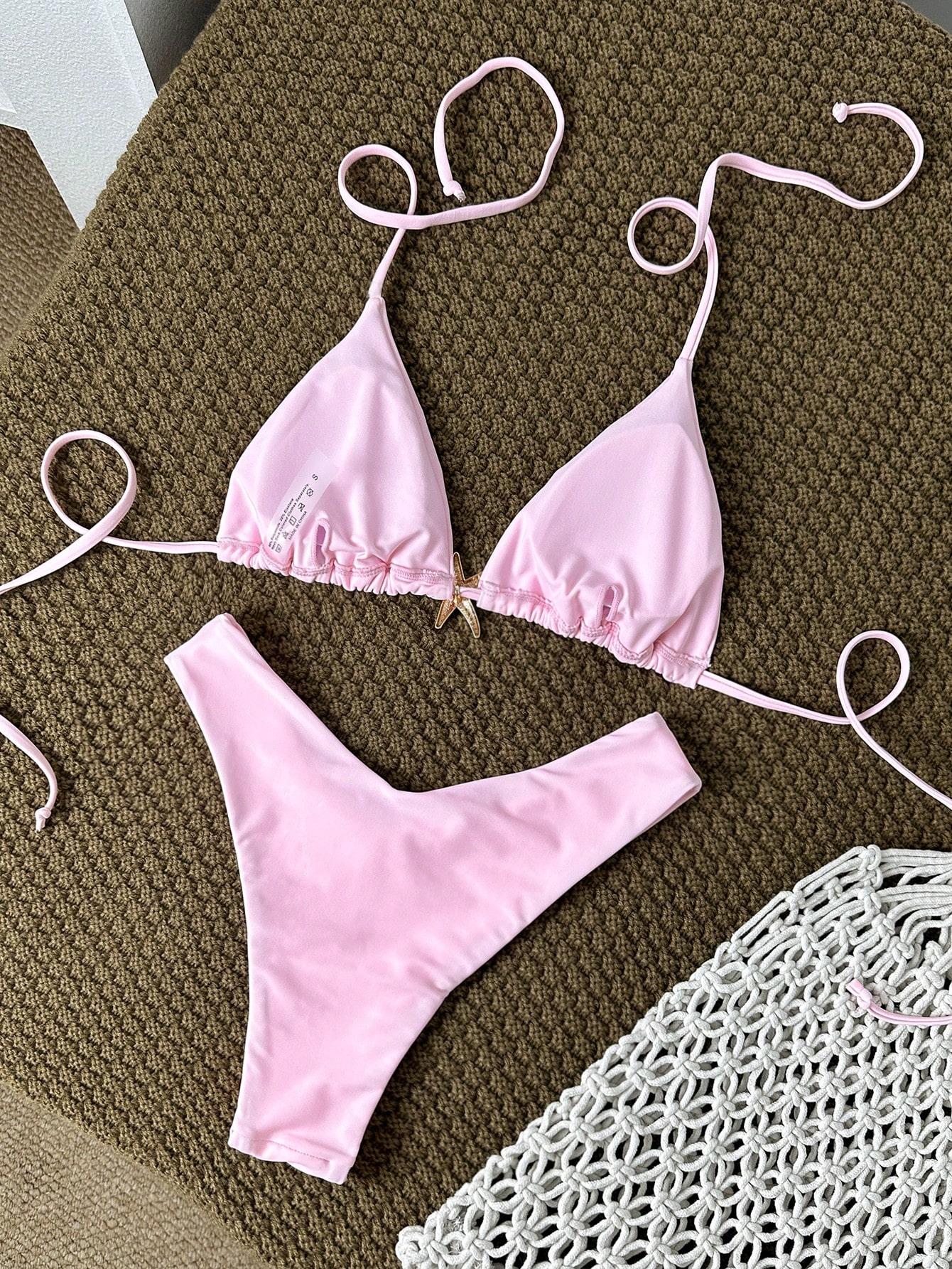 SHEIN DWUCZĘŚCIOWY STRÓJ KĄPIELOWY S09__M