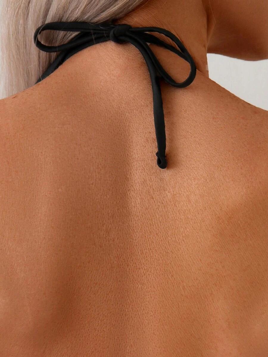 SHEIN GÓRA OD BIKINI WIĄZANIE PK01__S