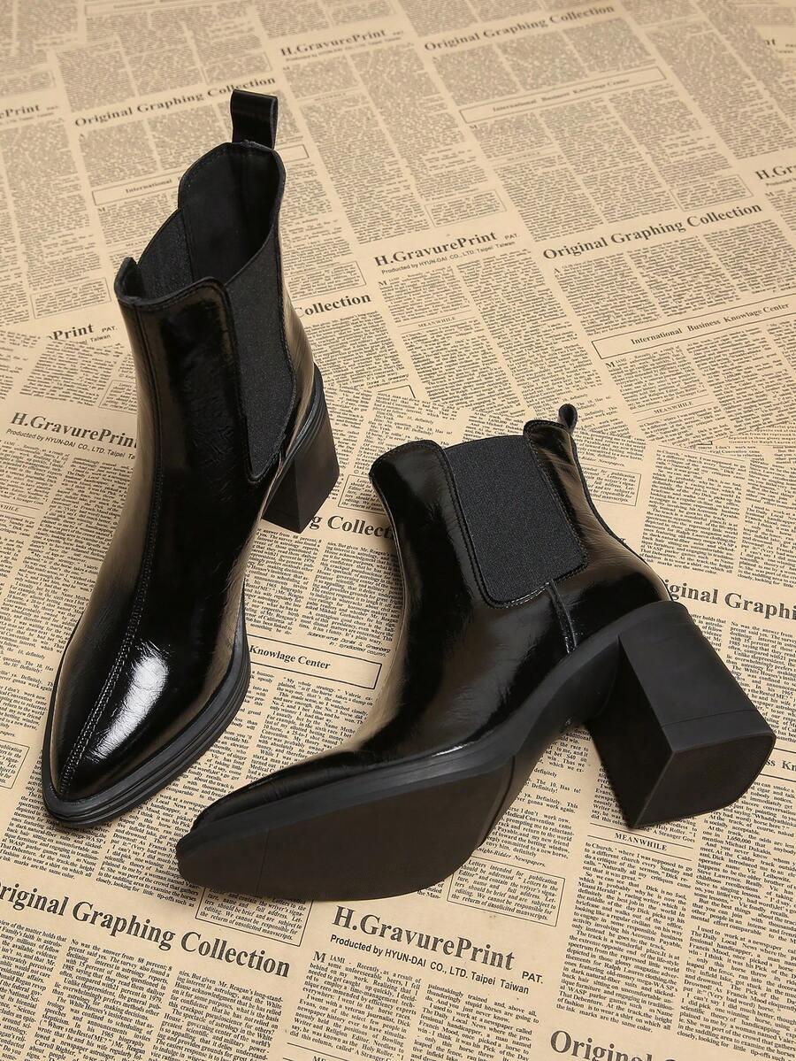 SHEIN CZARNE WSUWANE BOTKI W01__36,5