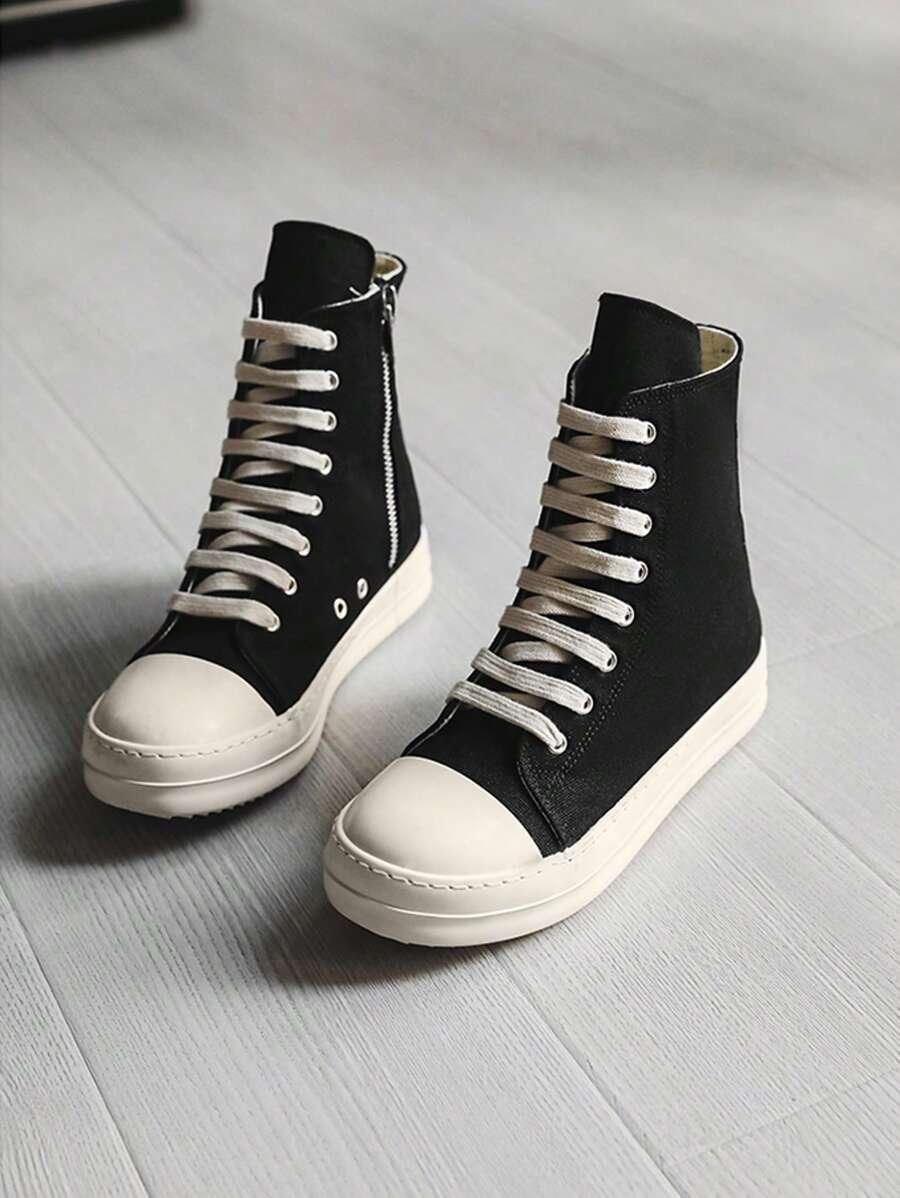 SHEIN CZARNE WYSOKIE TRAMPKI S06__38