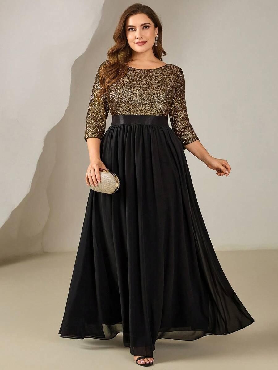 EVERPRETTY MAXI SUKIENKA CEKINY S06__46