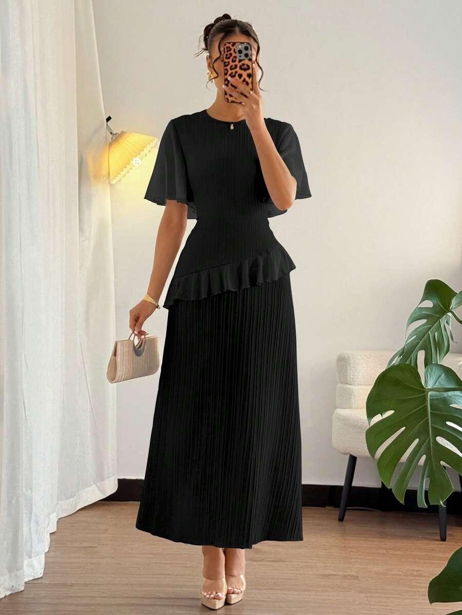ELENZGA CZARNA MAXI SUKIENKA S06__L
