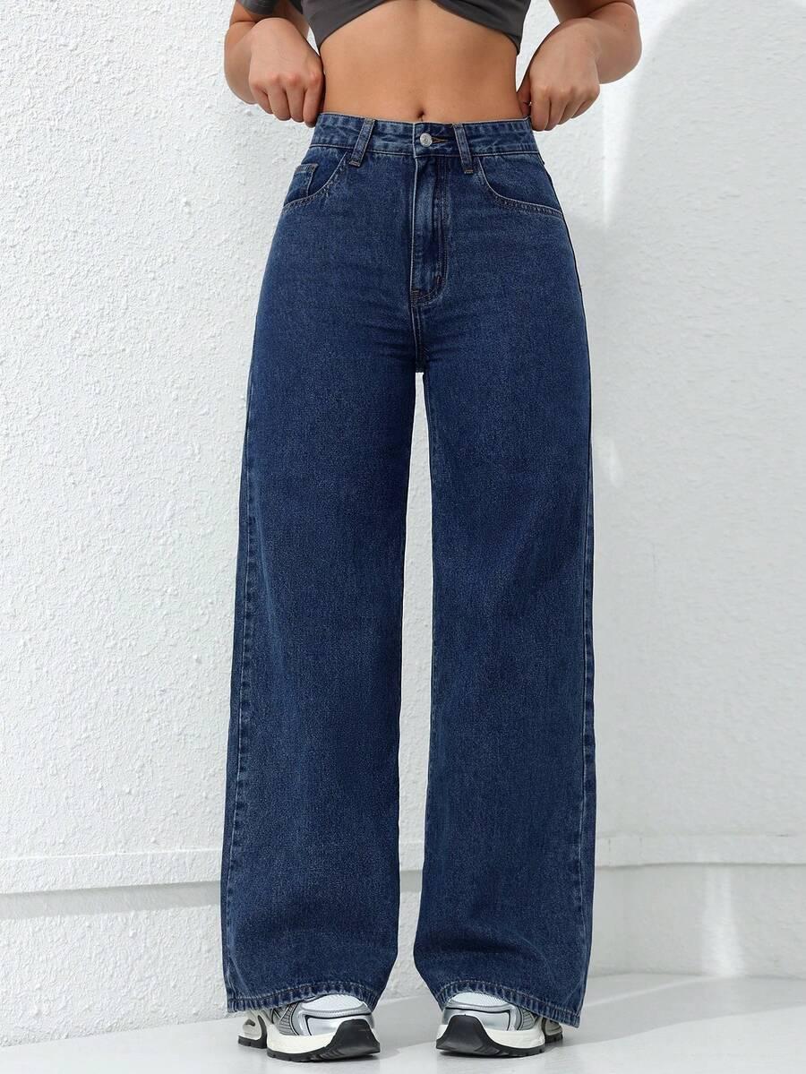 SHEIN NIEBIESKIE SPODNIE JEANS S06__M