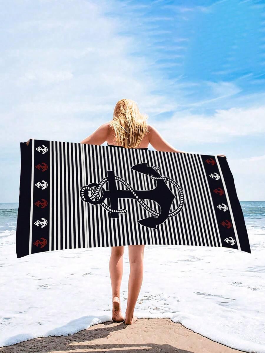 SHEIN RĘCZNIK PLAŻOWY PRINT S07__130X150