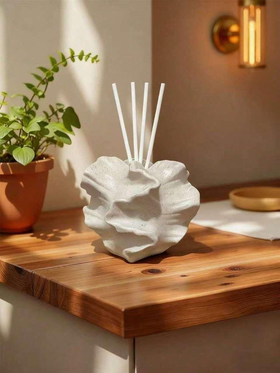 SHEIN BIAŁA ASYMETRYCZNA DONICZKA S07__8X8X8CM