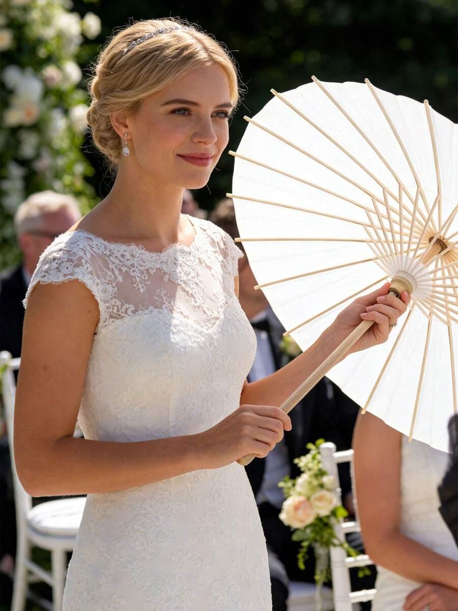 SHEIN PAPIEROWY PARASOL ŚLUBNY S07__84