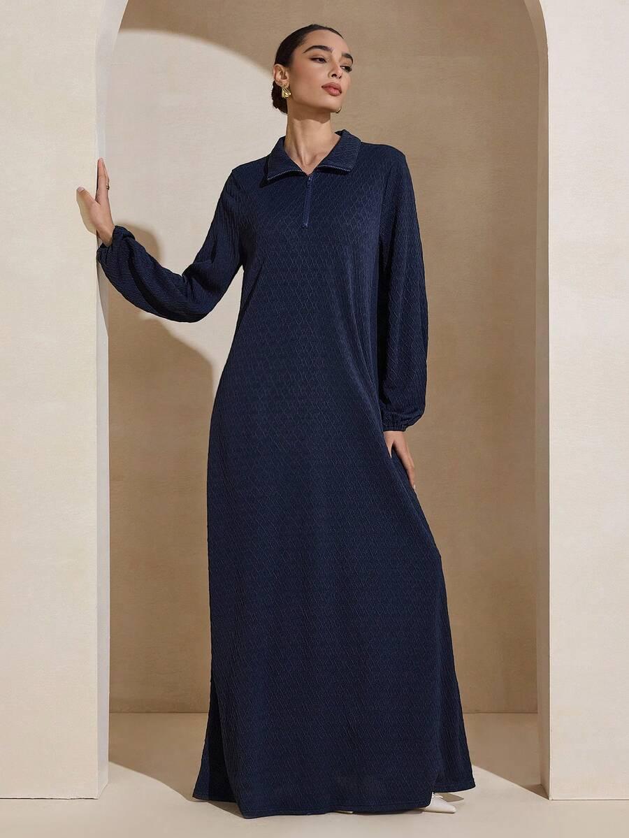 GRACEVEIL GRANATOWA MAXI SUKIENKA S06__M
