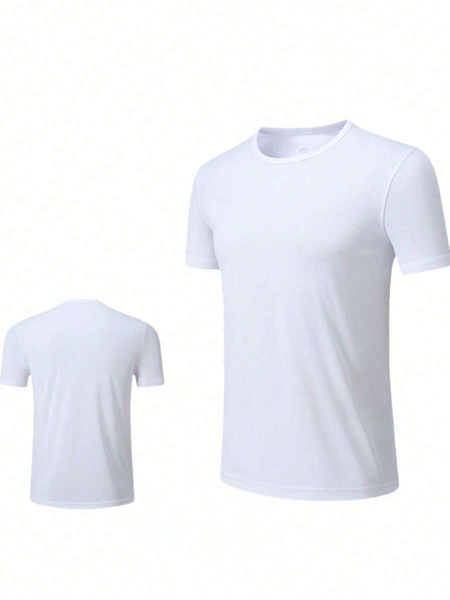 SHEIN BIAŁY T-SHIRT OKRĄGŁY DEKOLT 5-PACK S06__S