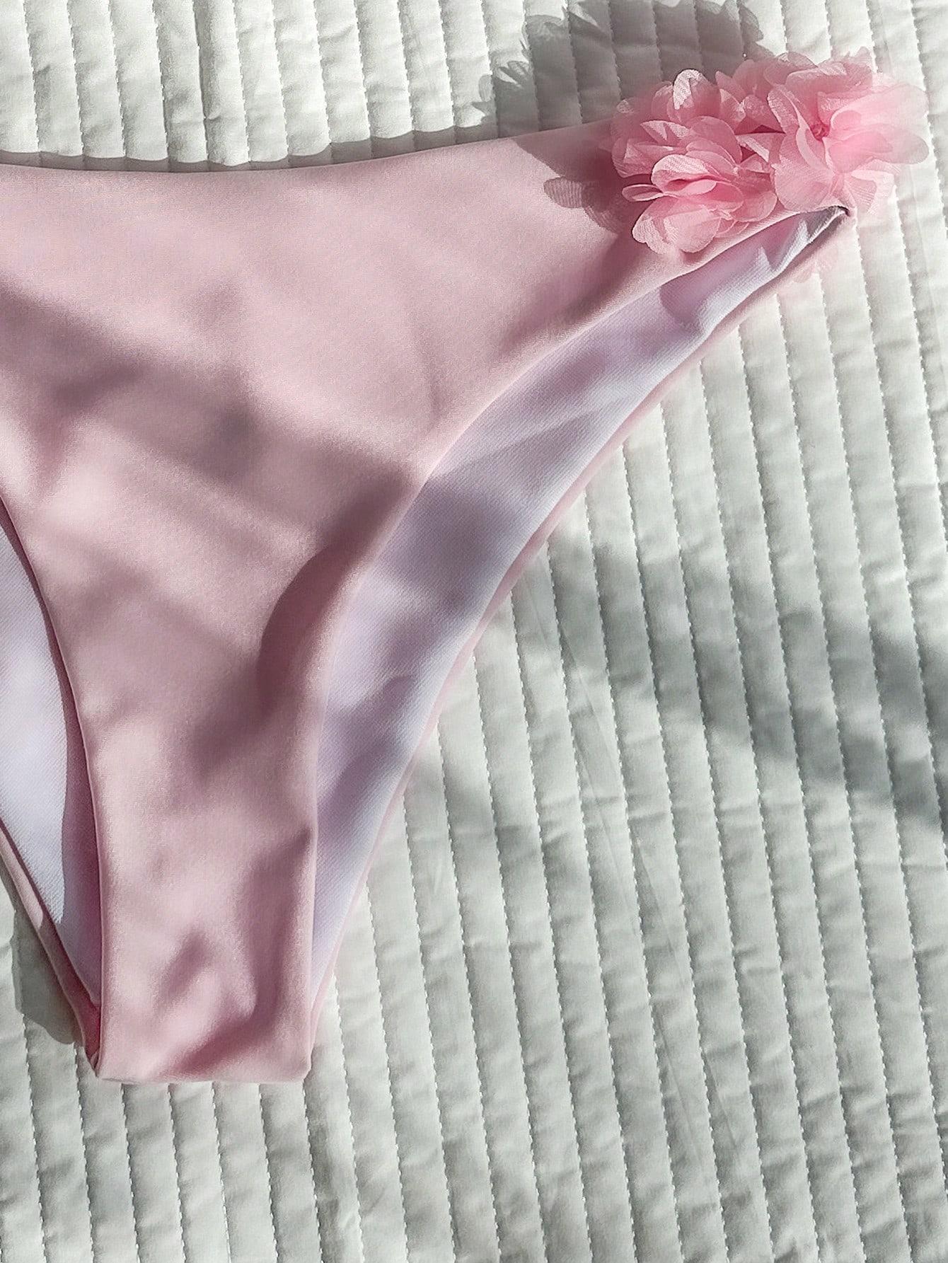 SHEIN DWUCZĘŚCIOWY STRÓJ KĄPIELOWY S09__L