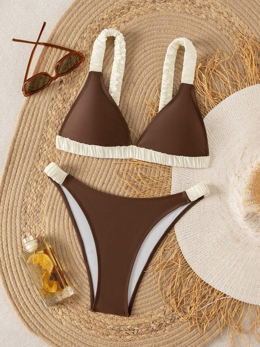 SWIM MOD BRĄZOWY STRÓJ KĄPIELOWY S09__S