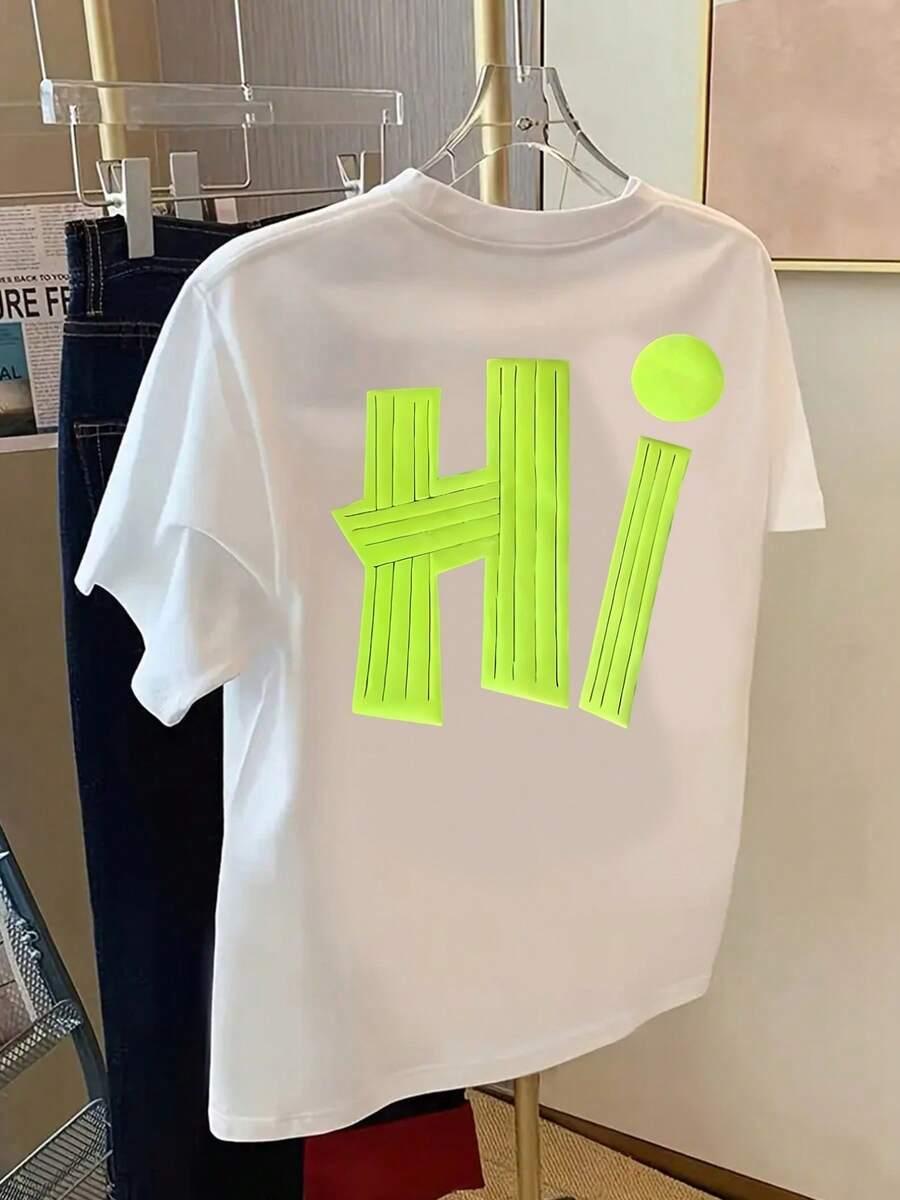 SHEIN BIAŁY T-SHIRT PRINT S06__XS