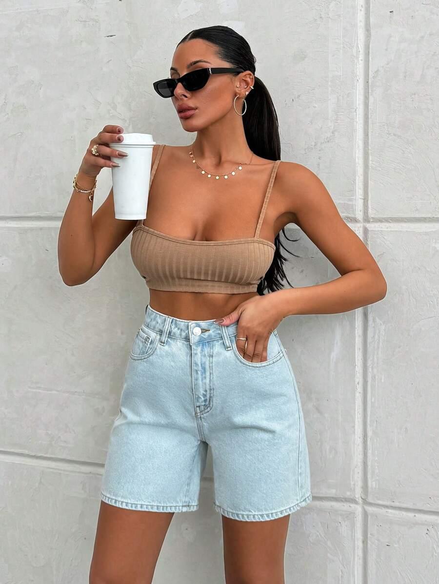SHEIN NIEBIESKIE SPODENKI JEANS S06__M