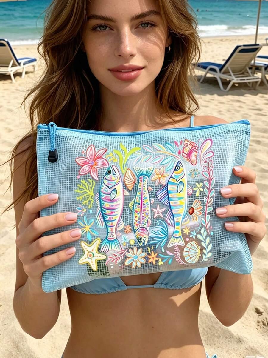 SHEIN WODOODPORNA TORBA WZÓR S07__23X32