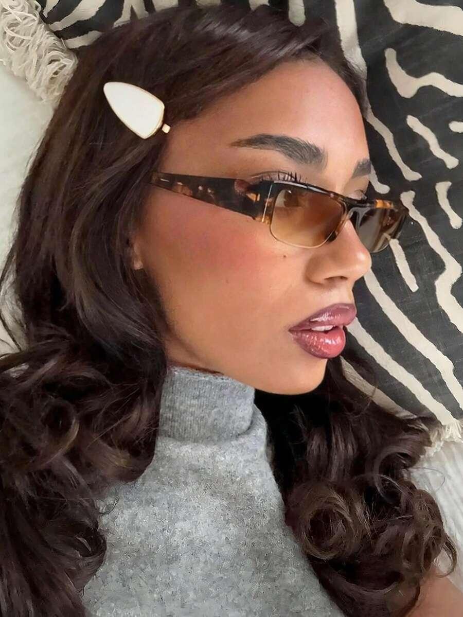 SHEIN OKULARY PRZECIWSŁONECZNE ANIMAL PRINT S07