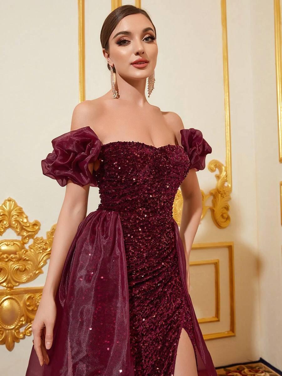 FAERIESTY CZERWONA MAXI SUKIENKA S06__M