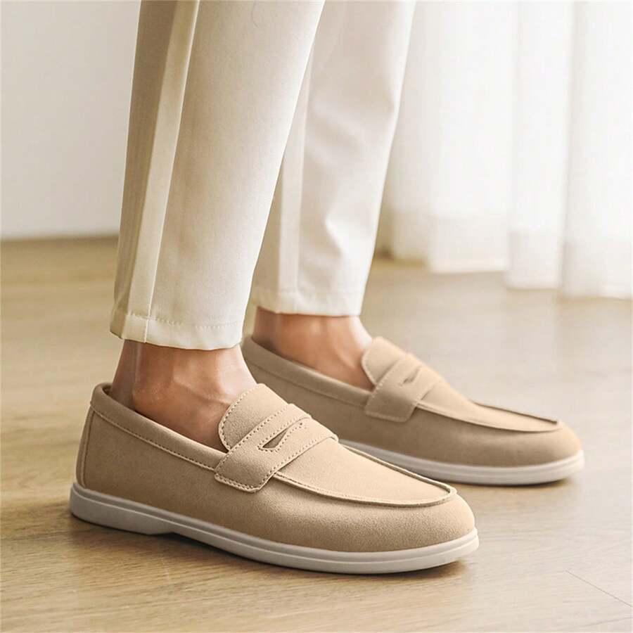 SHEIN BEŻOWE MOKASYNY CASUAL S06__42