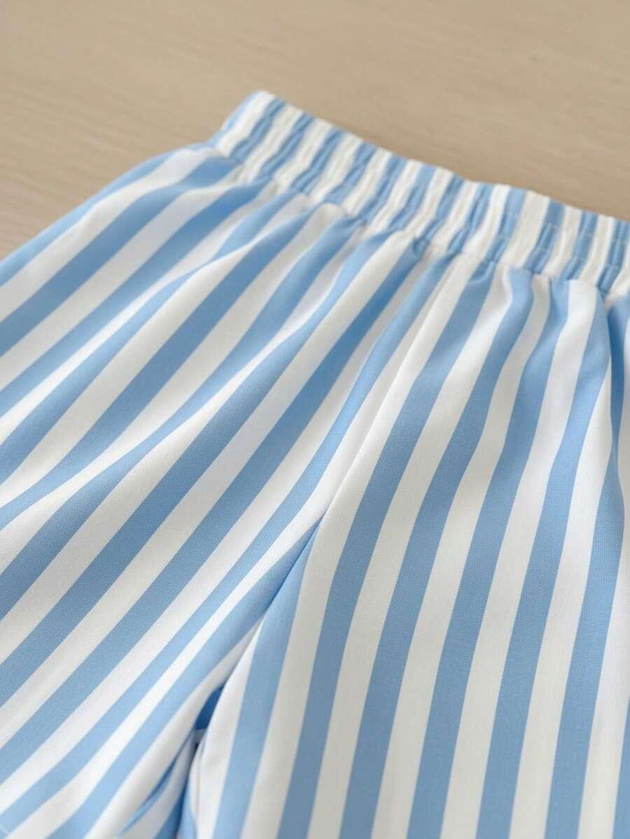 SHEIN NIEBIESKIE SPODENKI PASKI S06__104-110