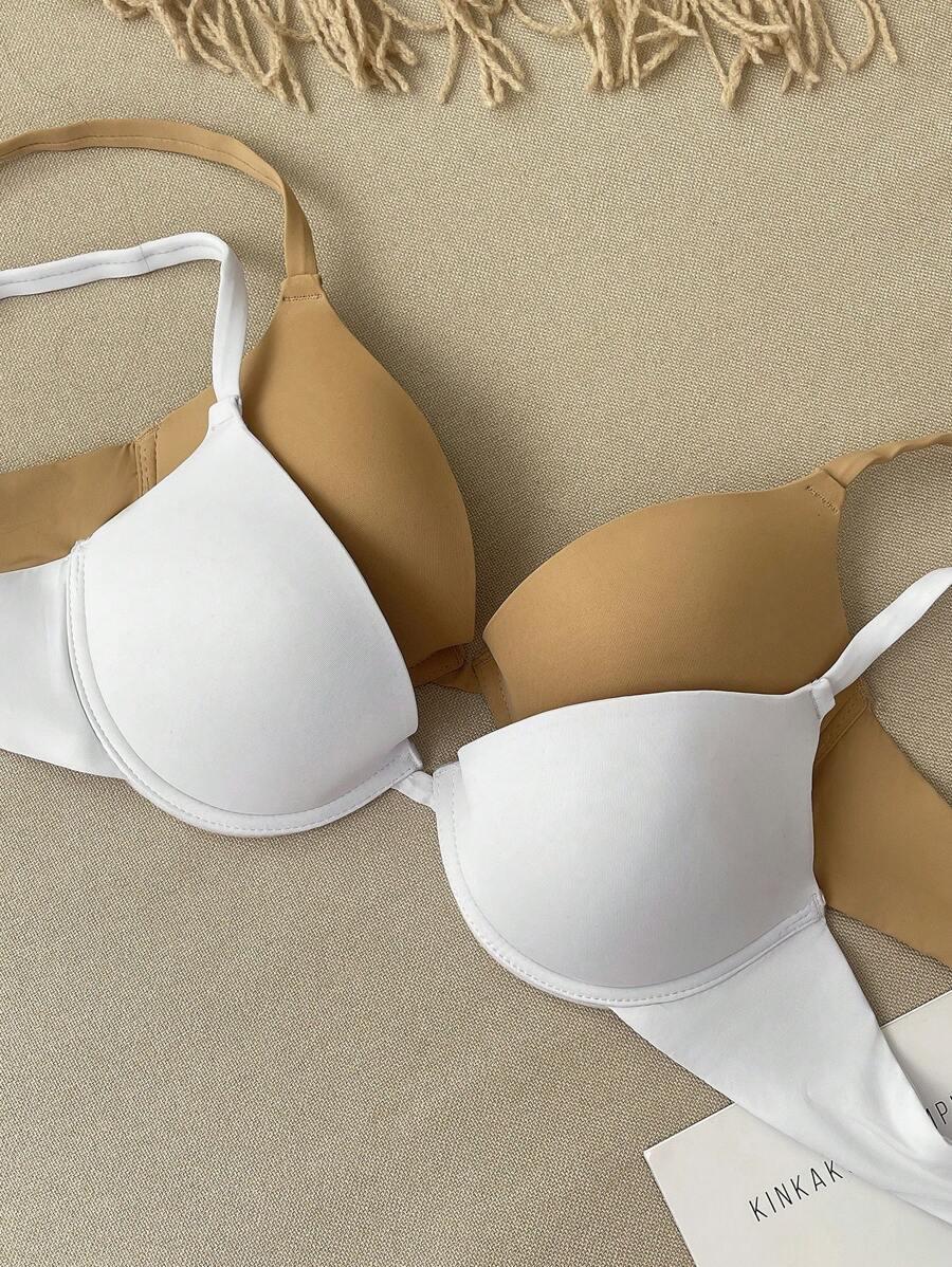 SHEIN BIAŁY BIUSTONOSZ PUSH-UP S06__70B