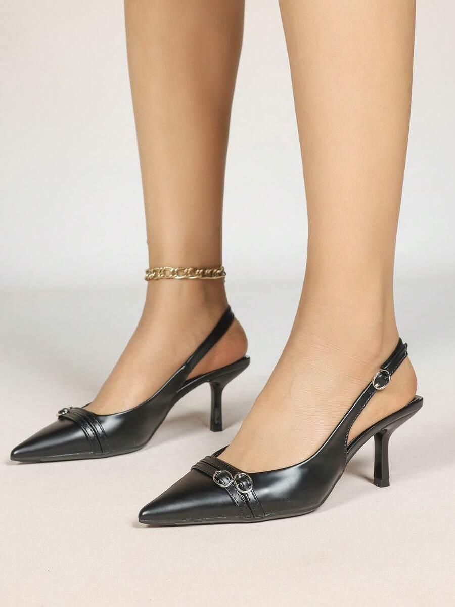 SHEIN CZARNE CZÓŁENKA SZPIC S06__37