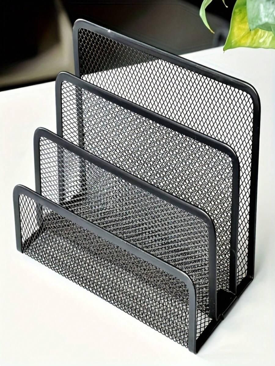 SHEIN CZARNY ORGANIZER NA BIURKO S07__17X9X13