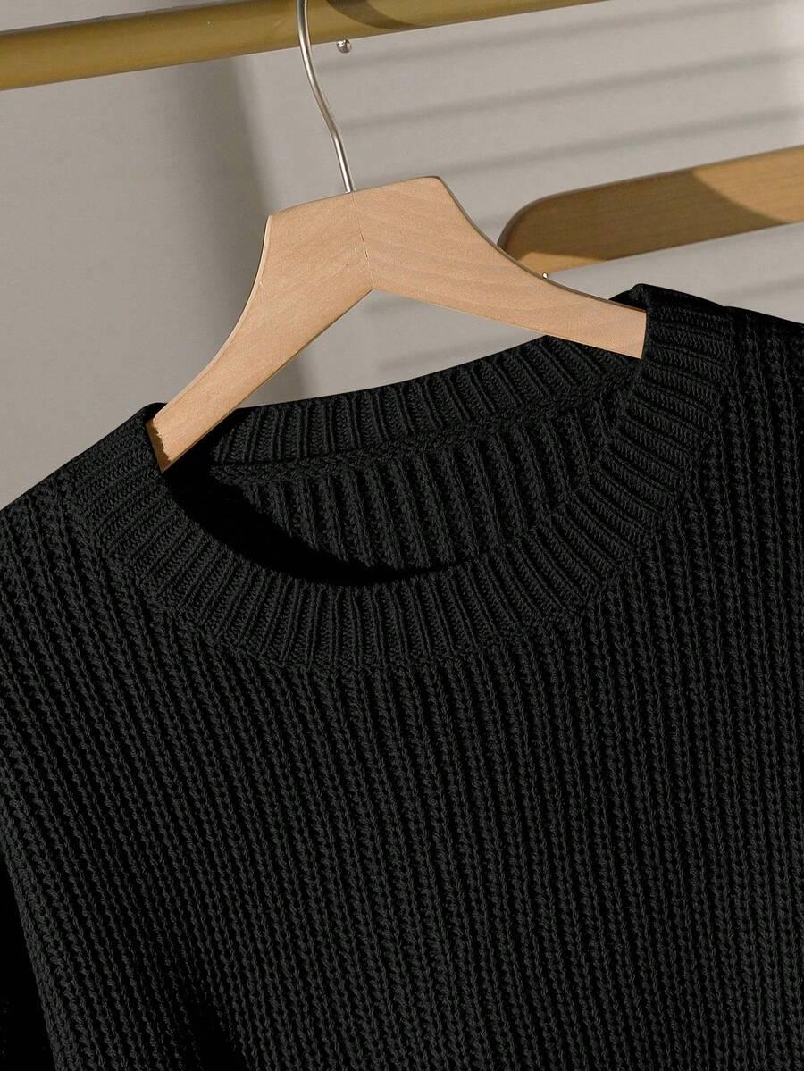 SHEIN CZARNY SWETER CASUAL S06__166/170