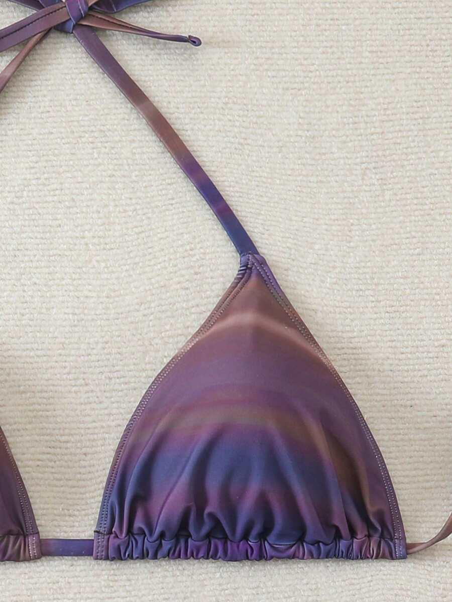 SWIM SXY KOMPLET DWUCZĘŚCIOWY STRÓJ KĄPIELOWY SPÓDNICZKA WZÓR OMBRE S09__48
