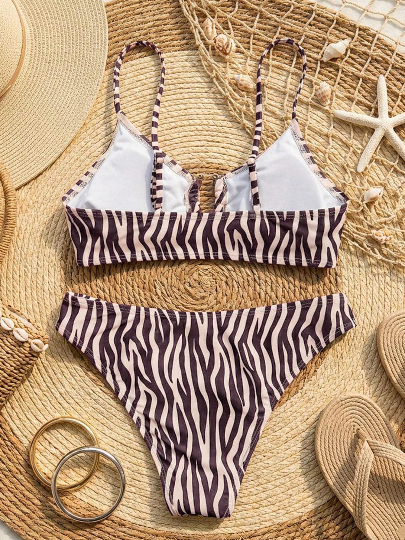 SHEIN DWUCZĘŚCIOWY STRÓJ KĄPIELOWY S09__S