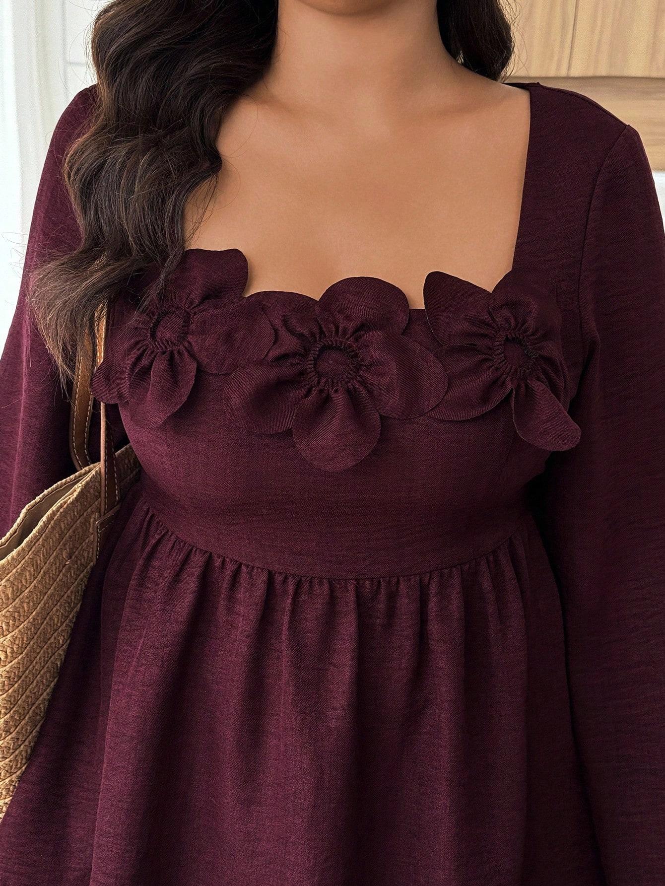 SHEIN BORDOWA BLUZKA SPODNIE KOMPLET S06__46