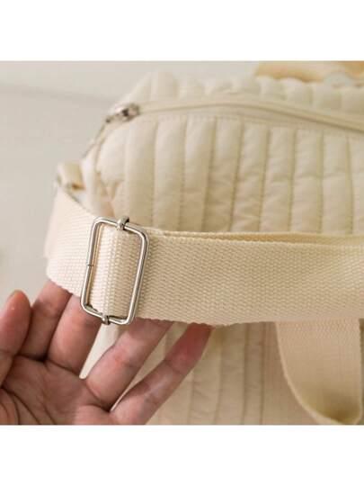 SHEIN BEŻOWA TORBA ZAMEK S07__48X24