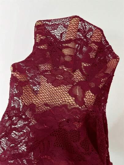SHEIN CZERWONA SUKIENKA MAXI S06__M