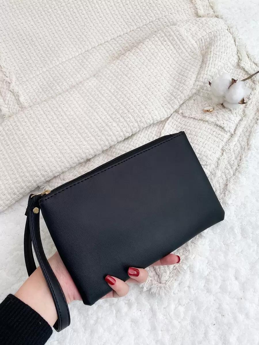 SHEIN CZARNA TOREBKA KOPERTÓWKA 12,5X21