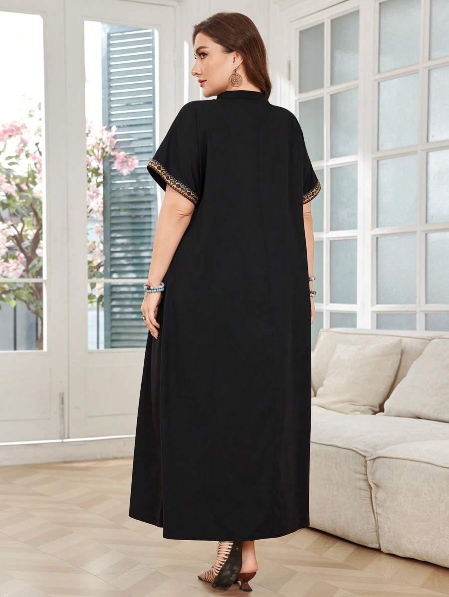LACOMFIA CZARNA MAXI SUKIENKA S06__48