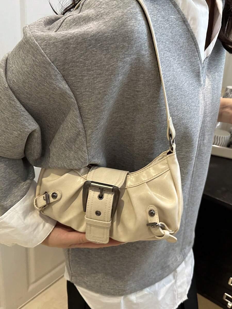 SHEIN BEŻOWA TOREBKA NA RAMIĘ S07__15X25