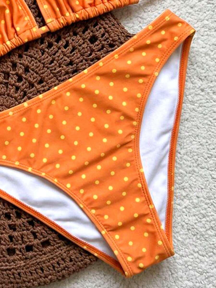 SHEIN DWUCZĘŚCIOWY STRÓJ KĄPIELOWY S09__L