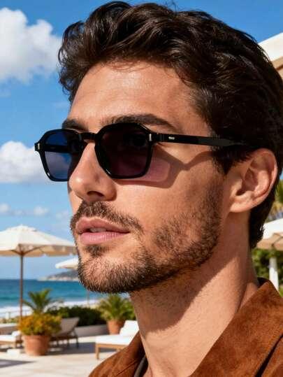 SHEIN CZARNE OKULARY PRZECIWSŁONECZNE S07