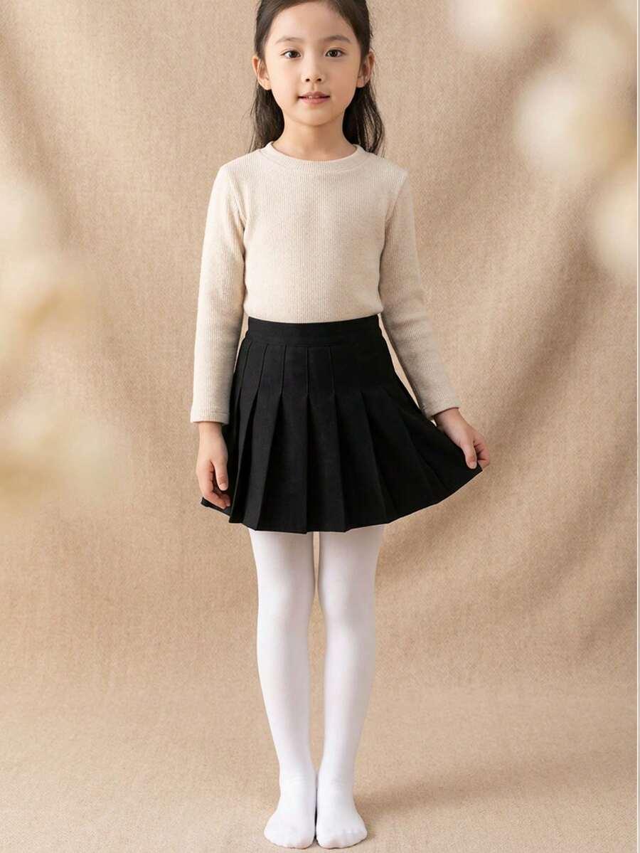 SHEIN BIAŁE OCIEPLANE RAJSTOPY S07__110-128