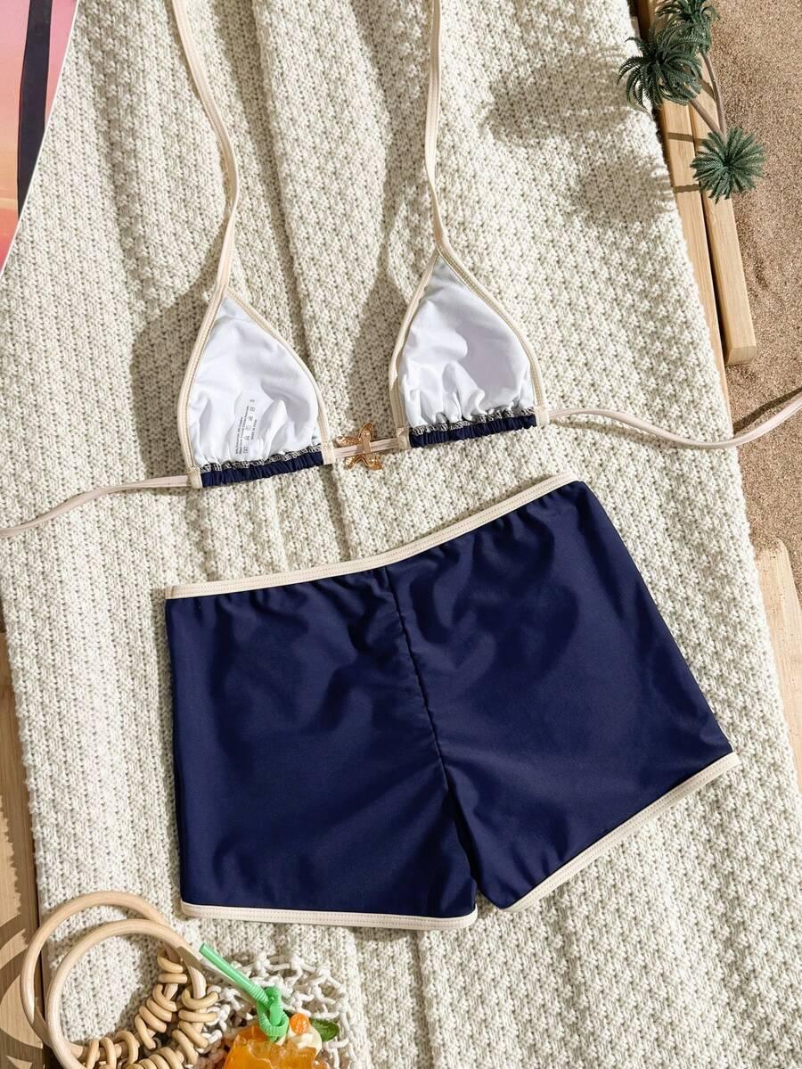 SWIM SXY DWUCZĘŚCIOWY STRÓJ KĄPIELOWY SPÓDNICA KOMPLET S09__S