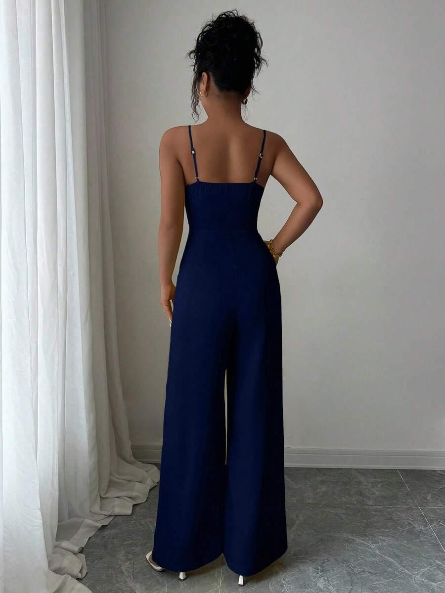 SHEIN KOMBINEZON ASYMETRYCZNY DEKOLT S06__M