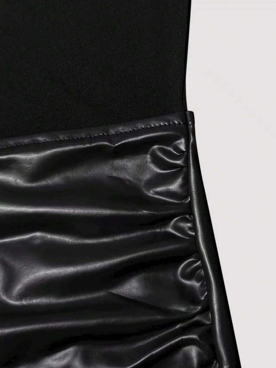 SHEIN CZARNA MINI SUKIENKA S06__M